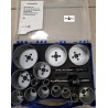 Set of hole saws 16-76mm 17pcs. HSS-CO PTG