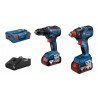 Akum. suktuvų rinkinys GSR 18V+GDX 18V-200 2x4,0AH
