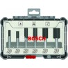 Wood router bit set 6pcs. (8mm shank) Bosch