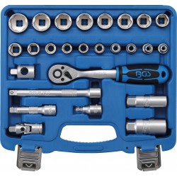 Socket set 3/8 6-24mm BGS