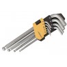 Šešiakampių raktų rinkinys 1.5-10mm Crownman...