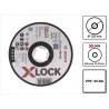 Pjovimo diskas met. 125x1.0mm X-Lock Bosch