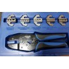 Crimping pliers with replaceable matrices ASTA