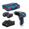 Akum. suktuvas GSR 12V-35 2x3.0Ah Brushless BOSCH