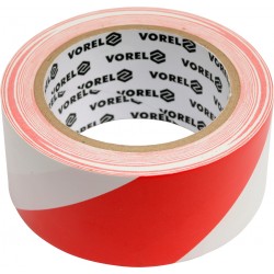 Warning tape red-white 48...